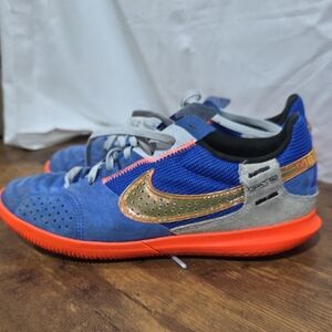 Nike Strert Gato Kids Blue and Orange Sneakers